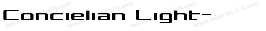 Concielian Light字体转换